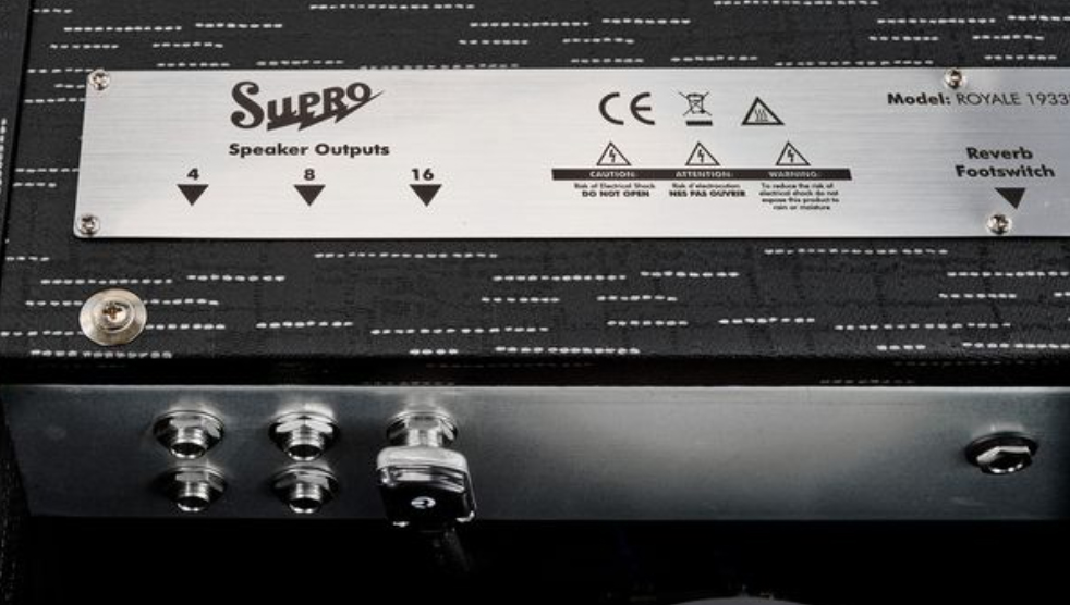 Supro Royale 2x12 1933r 50w 2x12 Black Scandia - Combo voor elektrische gitaar - Variation 5