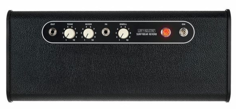 Surfy Industries Surfybear Classic Reverb V2 Black - Reverb/delay/echo effect pedaal - Variation 2