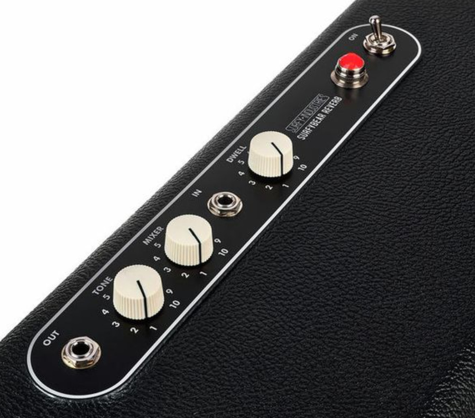 Surfy Industries Surfybear Classic Reverb V2 Black - Reverb/delay/echo effect pedaal - Variation 4