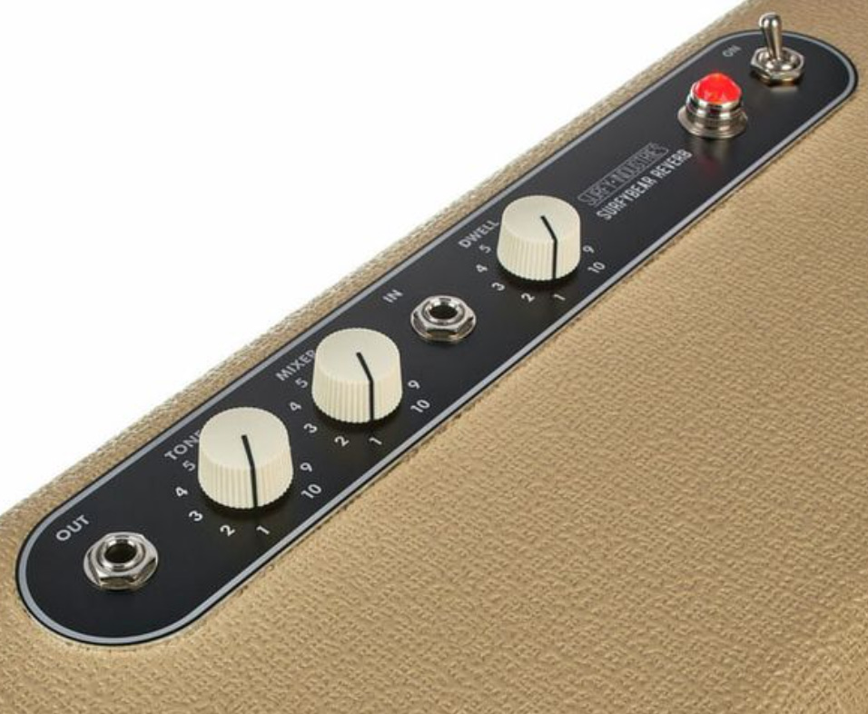 Surfy Industries Surfybear Classic Reverb V2 Blonde - Reverb/delay/echo effect pedaal - Variation 4