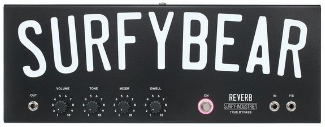 Surfy Industries Surfybear Metal Reverb Black - Reverb/delay/echo effect pedaal - Variation 3