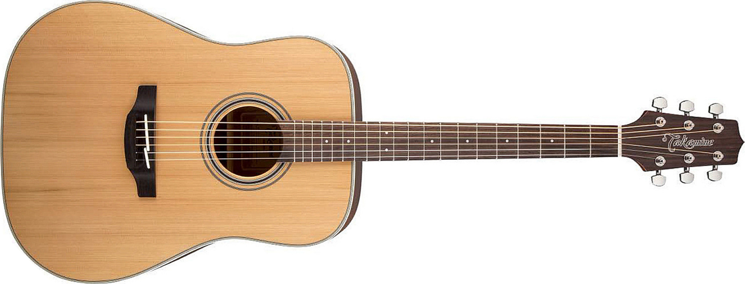 Takamine Gd20-ns Dreadnought Cedre Acajou - Natural Satin - Westerngitaar & electro - Main picture