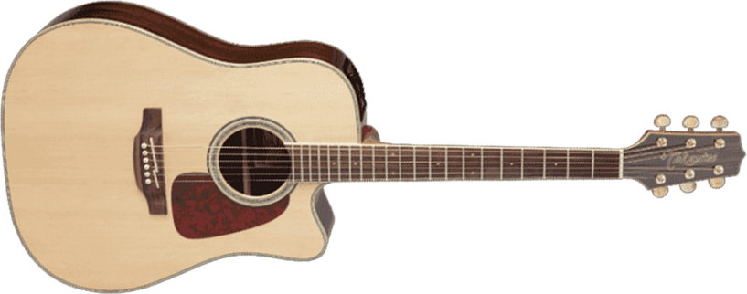 Takamine Gd71ce-nat Dreadnought Cw Epicea Palissandre - Natural Gloss - Elektro-akoestische gitaar - Main picture