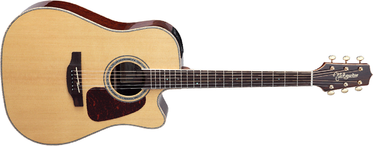 Takamine Gd90ce-mdnat Dreadnought Cw Epicea Palissandre Rw - Natural Gloss - Volksgitaar - Main picture