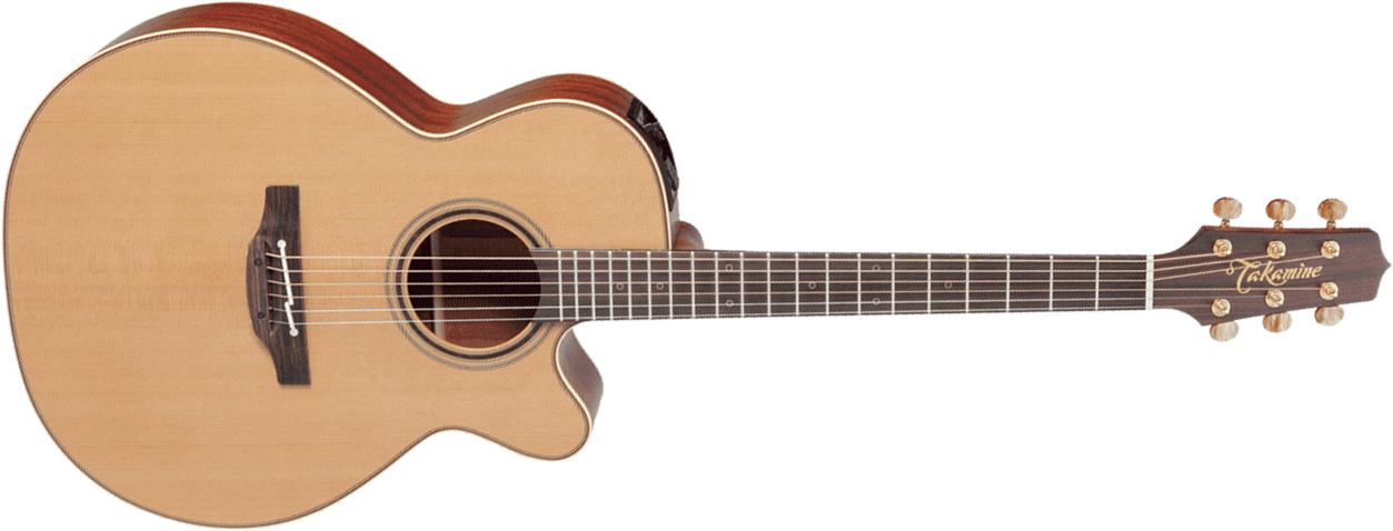 Takamine P3nc Pro Japan Nex Mini Jumbo Cw - Natural Gloss Top - Elektro-akoestische gitaar - Main picture