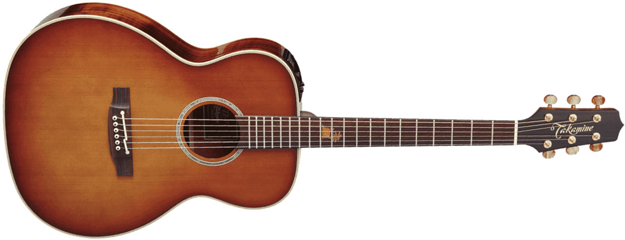 Takamine Tf77-pt Legacy Japan Orchestra Model Cedre Koa Ctp-3 - Sunsetburst - Elektro-akoestische gitaar - Main picture
