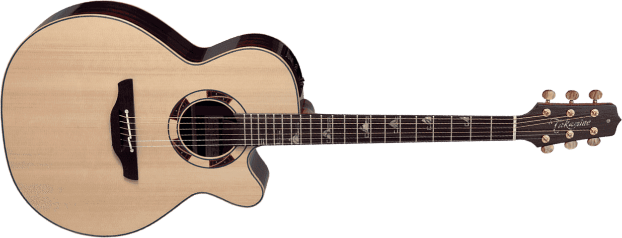 Takamine Tsf48c Legacy Nex Grand Auditorium Cw Epicea Palissandre Ctp-3 - Natural - Elektro-akoestische gitaar - Main picture