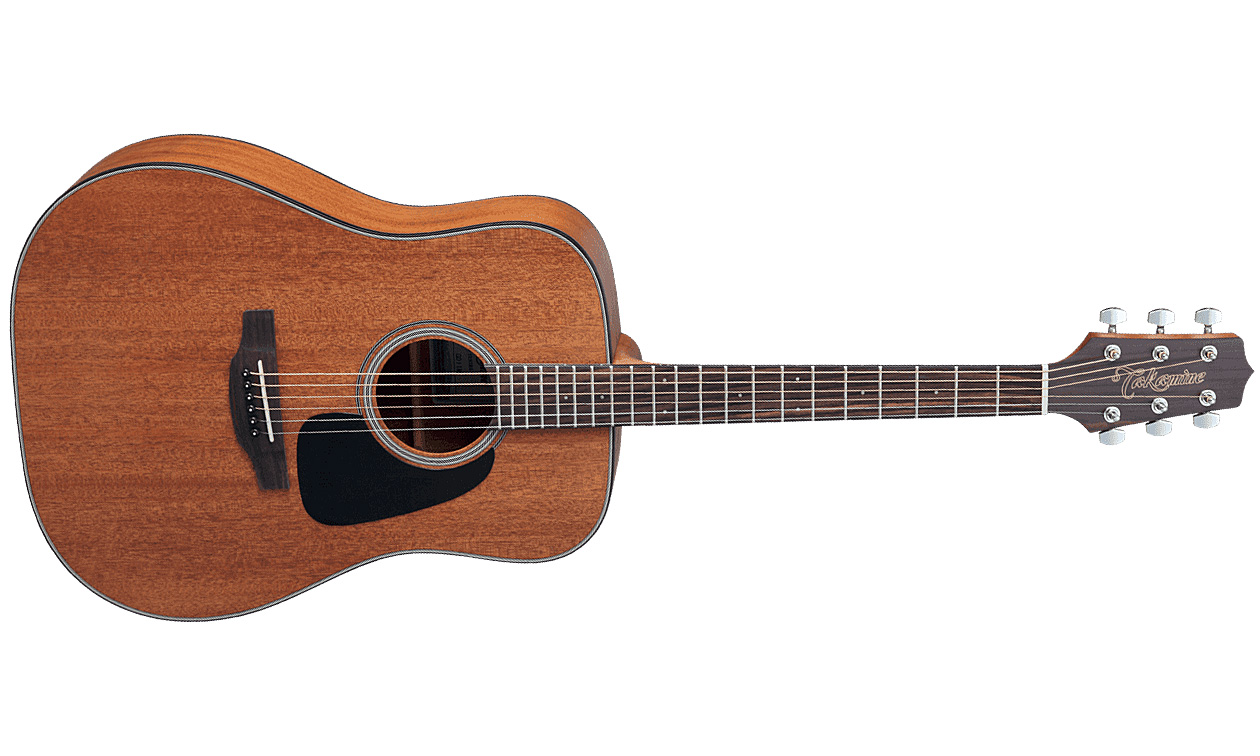 Takamine Gd11m Ns Dreadnought Tout Acajou Rw - Natural Mahogany Satin - Westerngitaar & electro - Variation 1