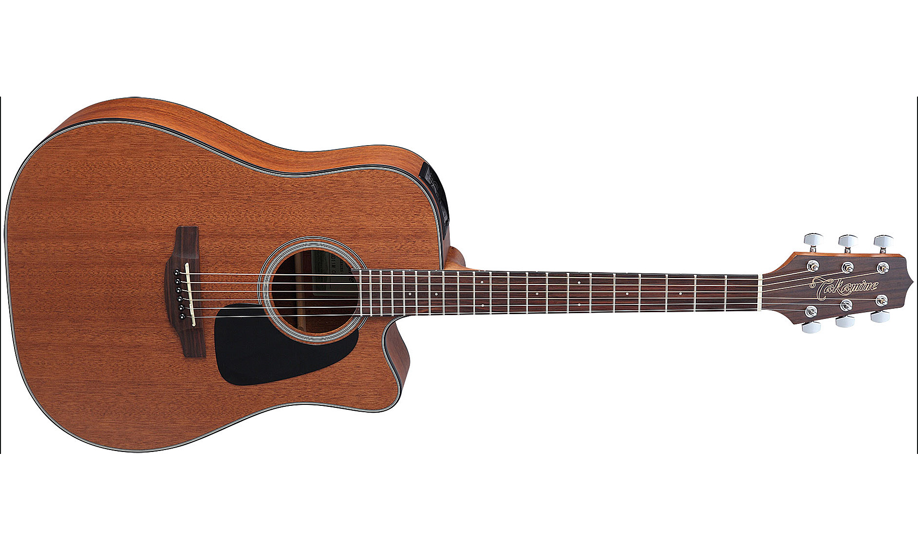 Takamine Gd11mce-ns Dreadnought Cw Tout Acajou - Naturel Satin - Elektro-akoestische gitaar - Variation 1