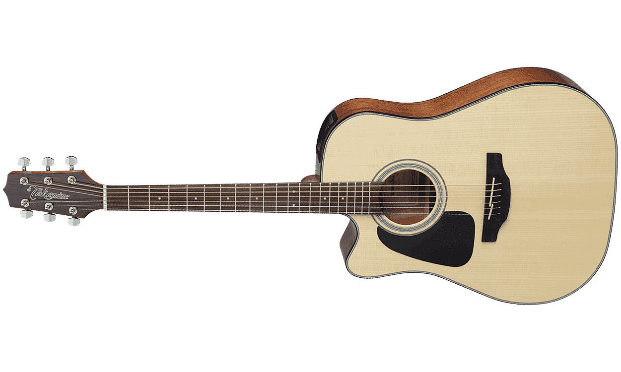 Takamine Gd30celh-nat Dreadnought Cw Gaucher Epicea Acajou - Natural Gloss - Elektro-akoestische gitaar - Variation 1