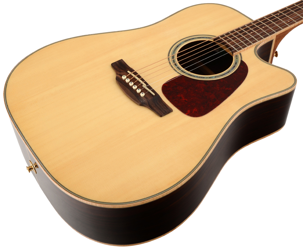 Takamine Gd71ce-nat Dreadnought Cw Epicea Palissandre - Natural Gloss - Elektro-akoestische gitaar - Variation 2