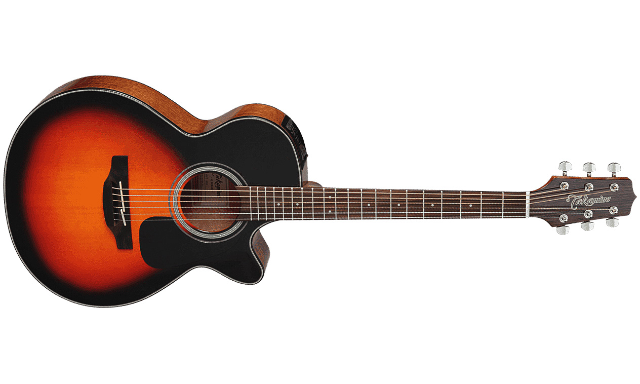 Takamine Gf30ce-bsb Fxc Grand Concert Cw Epicea Palissandre - Brown Sunburst - Elektro-akoestische gitaar - Variation 1