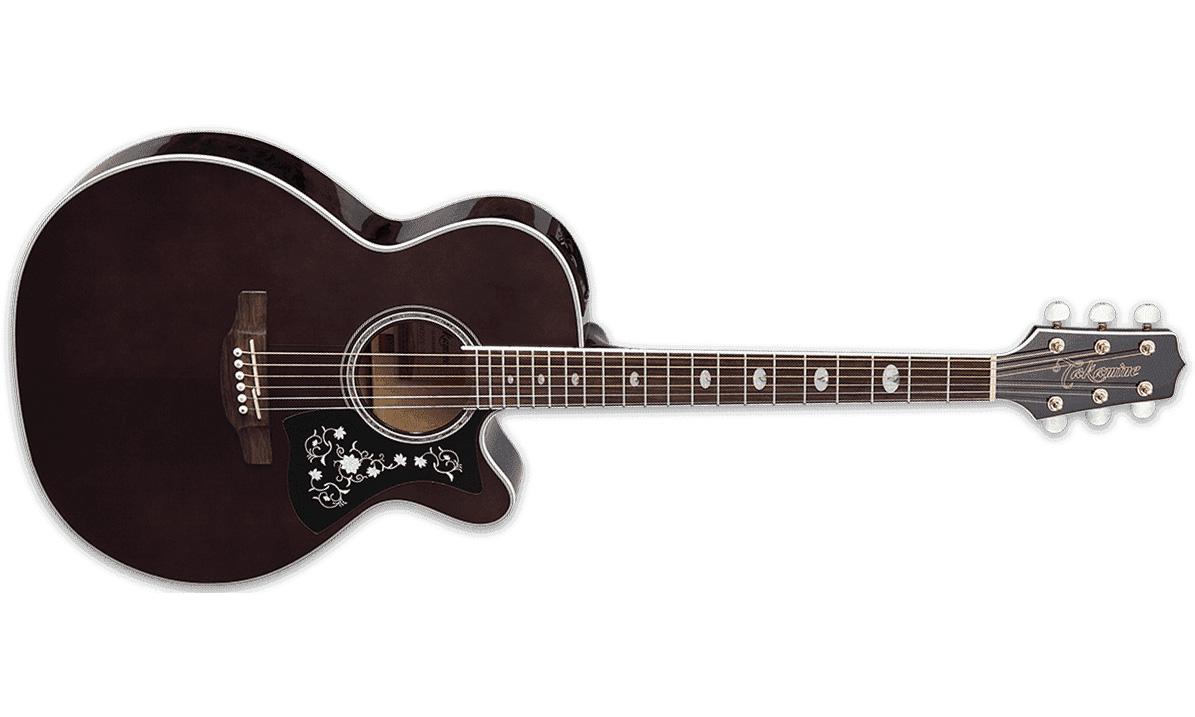 Takamine Gn75ce-tbk Nex Mini-jumbo Cw Epicea Erable - Transparent Black - Elektro-akoestische gitaar - Variation 1