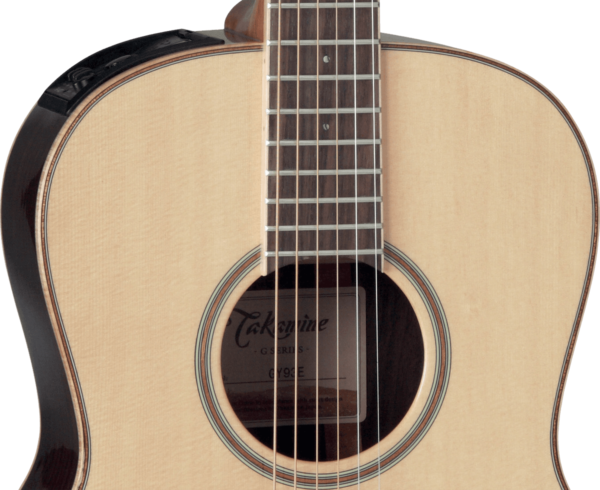 Takamine Gy93e New Yorker Parlor Epicea Palissandre - Natural Gloss - Elektro-akoestische gitaar - Variation 3