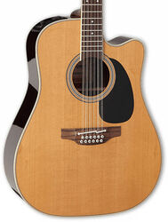 Folk gitaar Takamine EF400SC TT Japan - Natural