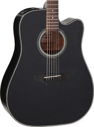 Folk gitaar Takamine GD15CE-BLK - Black