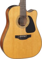 Folk gitaar Takamine GD30CE-12 - Natural gloss