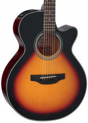 Folk gitaar Takamine GF15CE-BSB - Brown sunburst gloss