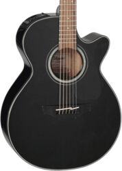 Folk gitaar Takamine GF30CE-BLK - Black gloss