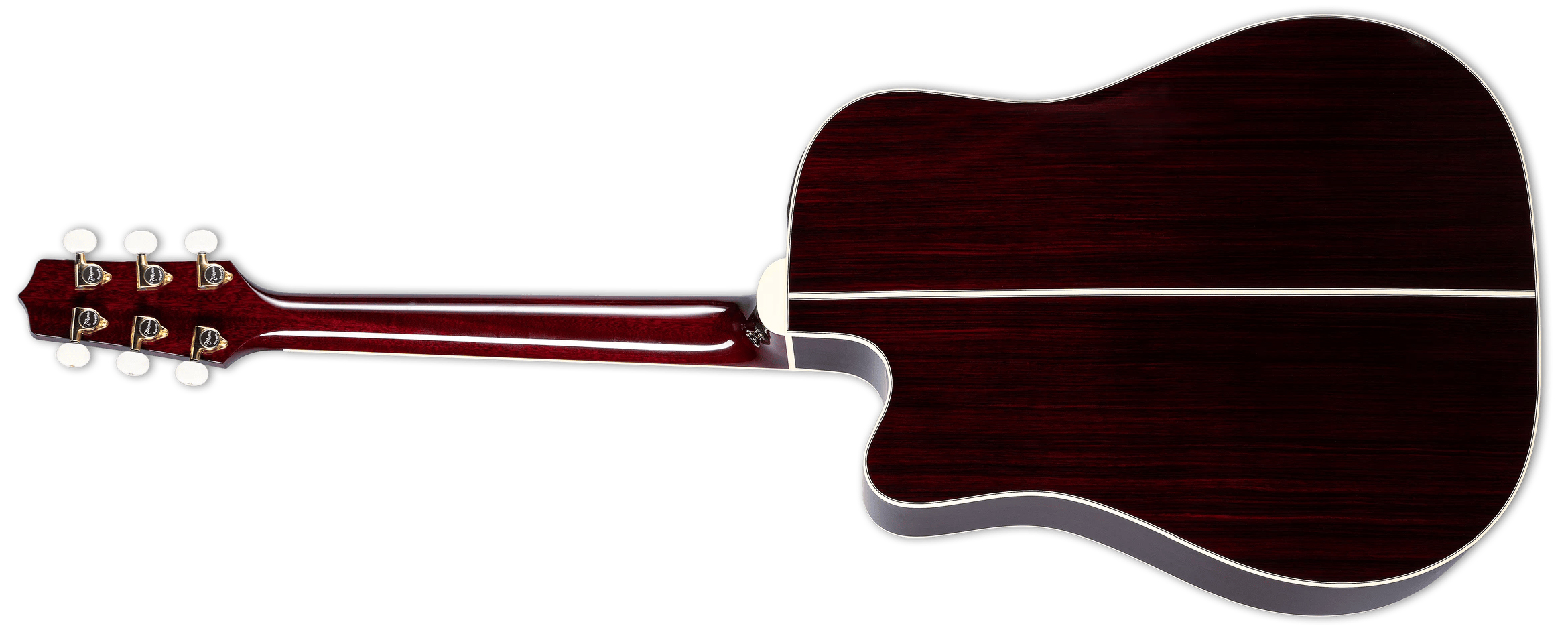 Takamine John Jorgenson Jj325src Jap Signature Epicea Ovangkol Rw - Gloss Red Stain - Folk gitaar - Variation 1