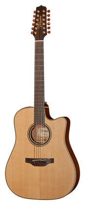 Takamine P3dc-12 Pro Jap Dreadnought Cw 12c Cedre Sapele Ct4bii - Naturel - Elektro-akoestische gitaar - Variation 1