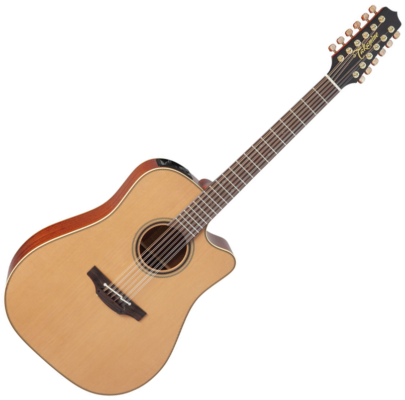 Takamine P3dc-12 Pro Jap Dreadnought Cw 12c Cedre Sapele Ct4bii - Naturel - Elektro-akoestische gitaar - Variation 7