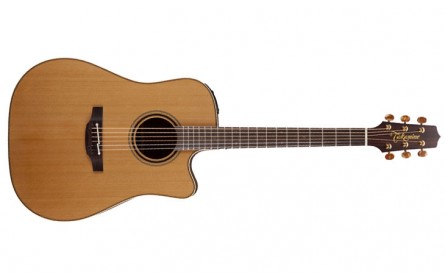 Takamine P3dc Pro Japan Dreadnought Cw Cedre Sapele - Naturel Satin - Elektro-akoestische gitaar - Variation 1