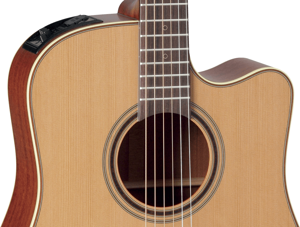 Takamine P3dc Pro Japan Dreadnought Cw Cedre Sapele - Naturel Satin - Elektro-akoestische gitaar - Variation 6