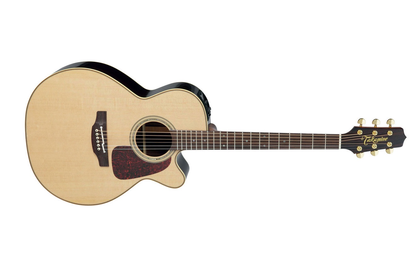 Takamine P5nc Pro Japan Nex Mini Jumbo Cw Epicea Palissandre Ctp3 - Natural Gloss - Elektro-akoestische gitaar - Variation 1