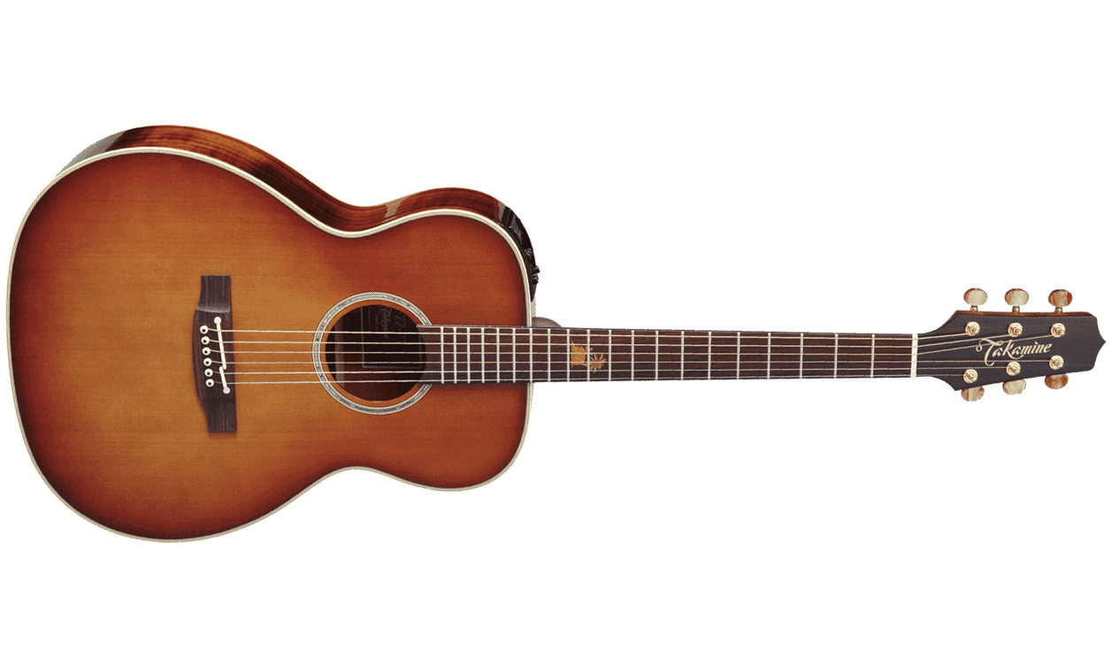 Takamine Tf77-pt Legacy Japan Orchestra Model Cedre Koa Ctp-3 - Sunsetburst - Elektro-akoestische gitaar - Variation 7