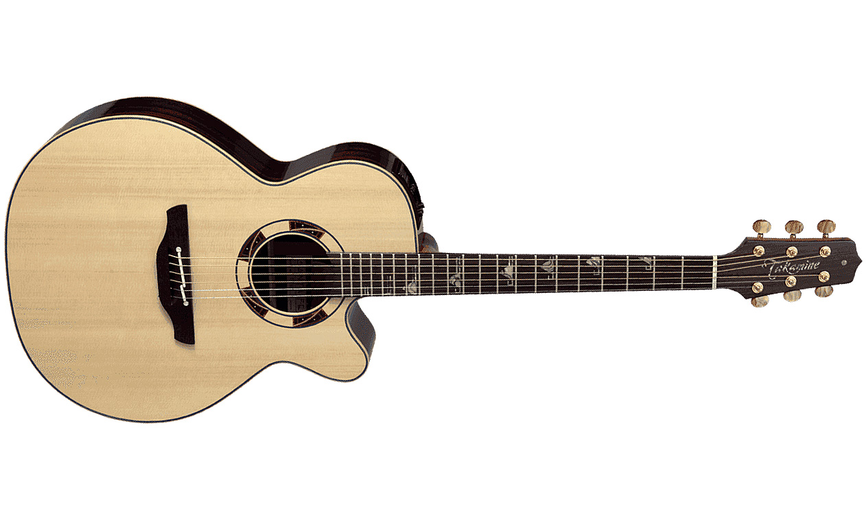 Takamine Tsf48c Legacy Nex Grand Auditorium Cw Epicea Palissandre Ctp-3 - Natural - Elektro-akoestische gitaar - Variation 1