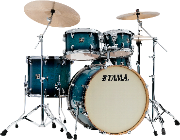 Tama Cl52krs-bab Superstar Classic Maple 22 - Blue Lacquer Burst - Standaard drumstel - Main picture