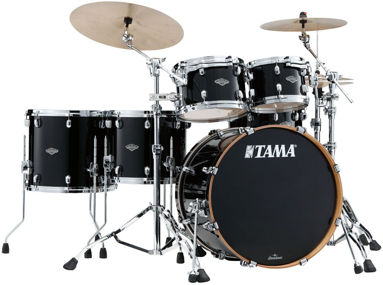 Tama Mbs52rzs-pbk Starclassic Performer 22 - Piano Black - Standaard drumstel - Main picture