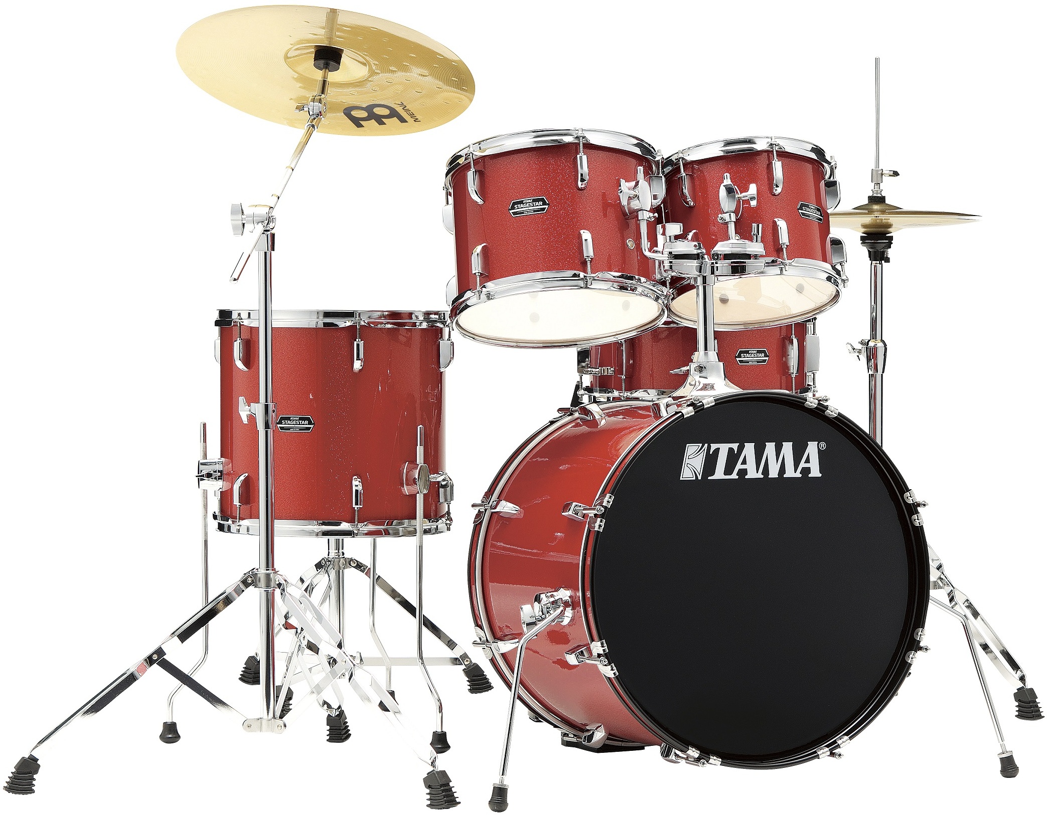 Tama Stagestar St50h5 20 Poplar Kit - Candy Red Sparkle - Stage drumstel - Main picture
