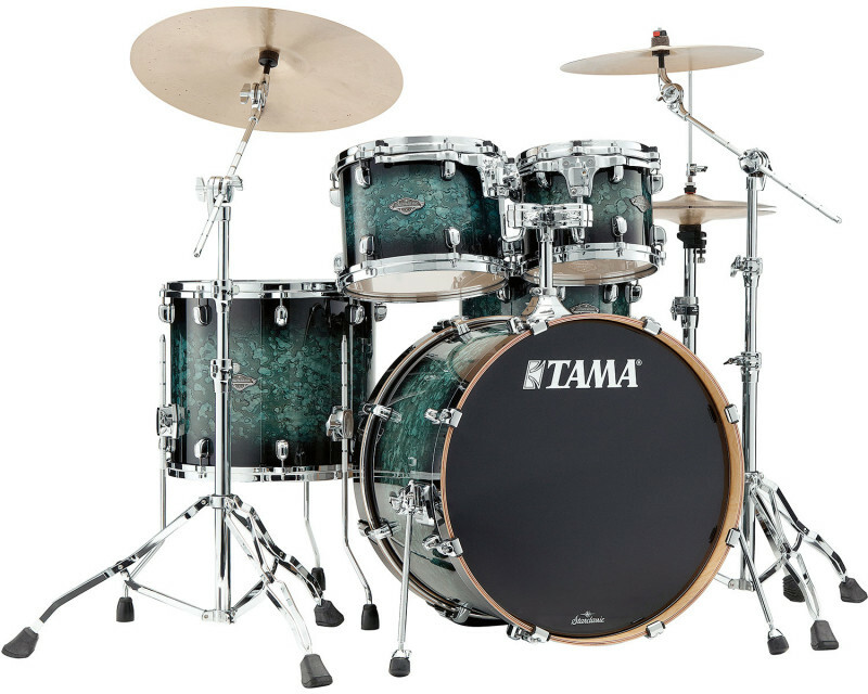 Tama Starclassic Performer 22 4 Futs - 4 FÛts - Molten Steel Blue Burst - Rock drumstel - Main picture