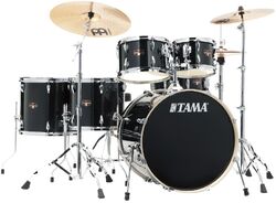 Rock drumstel Tama Imperialstar 22'' - 6 trommels en meer - Hairline black