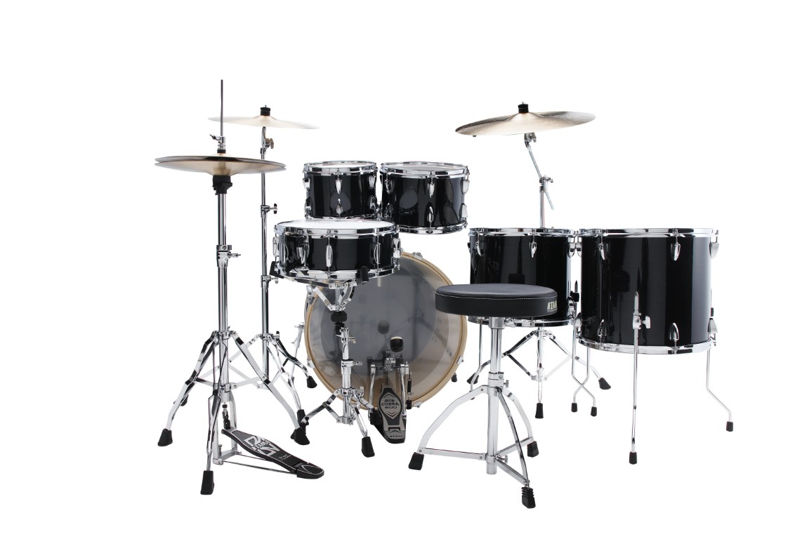 Tama Imperialstar 22'' - 6 FÛts Et + - Hairline Black - Rock drumstel - Variation 5