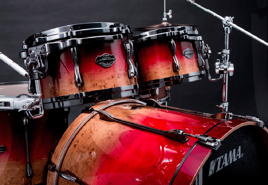 Tama Superstar Hyper-drive Limited Edition Ml52hlzbsg-fbf - Figured Ruby Fade - Standaard drumstel - Variation 1