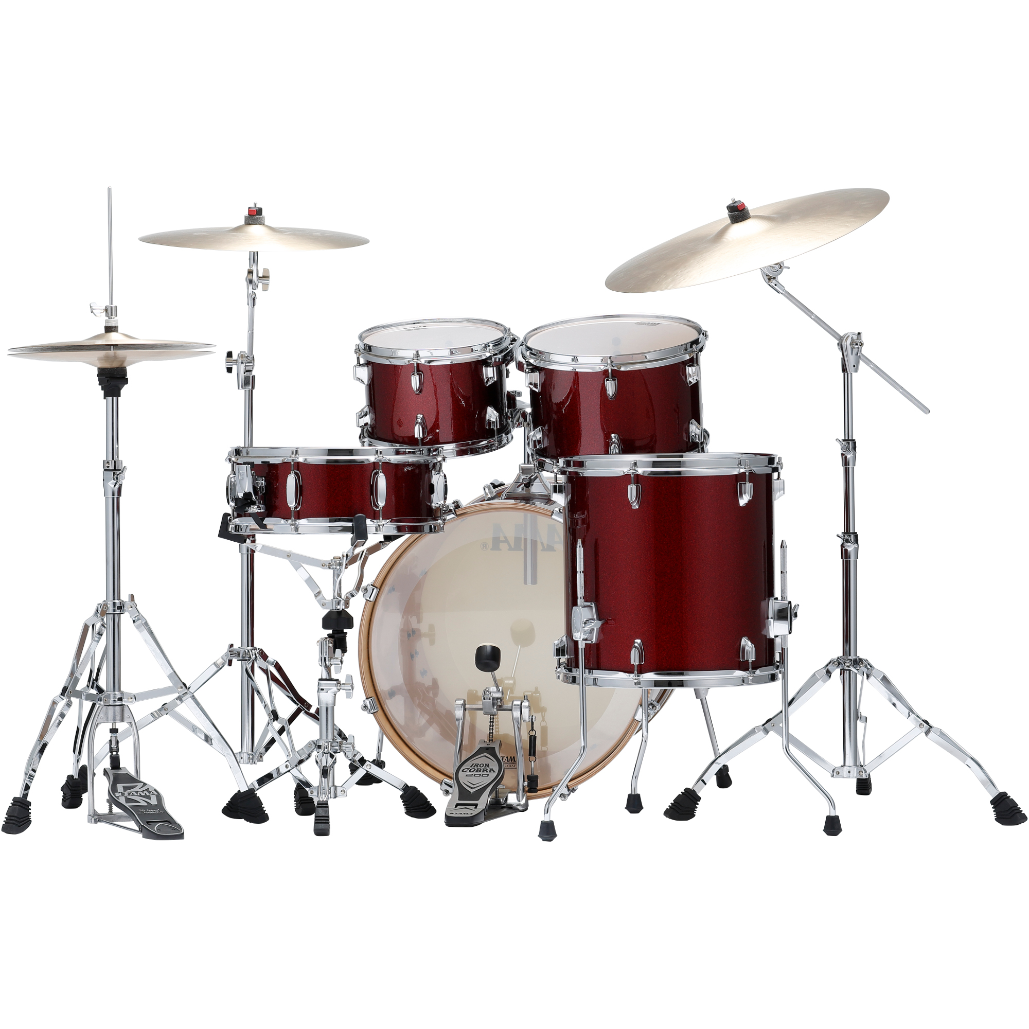 Tama Superstar Cl 5 Futs Shell Kit - 5 FÛts - Dark Red Sparkle - Standaard drumstel - Variation 1
