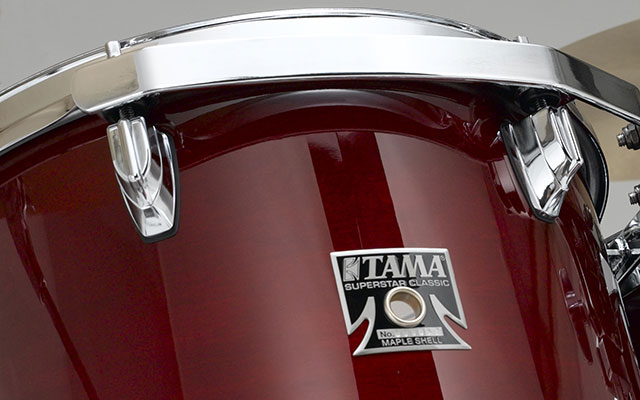 Tama Superstar Cl 5 Futs Shell Kit - 5 FÛts - Dark Red Sparkle - Standaard drumstel - Variation 3