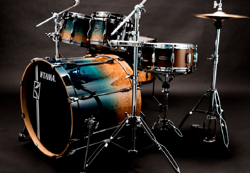 Tama Superstar Hyper-drive Limited Edition Ml52hlzbsg-fof - 5 FÛts - Figured Ocean Fade - Standaard drumstel - Variation 1