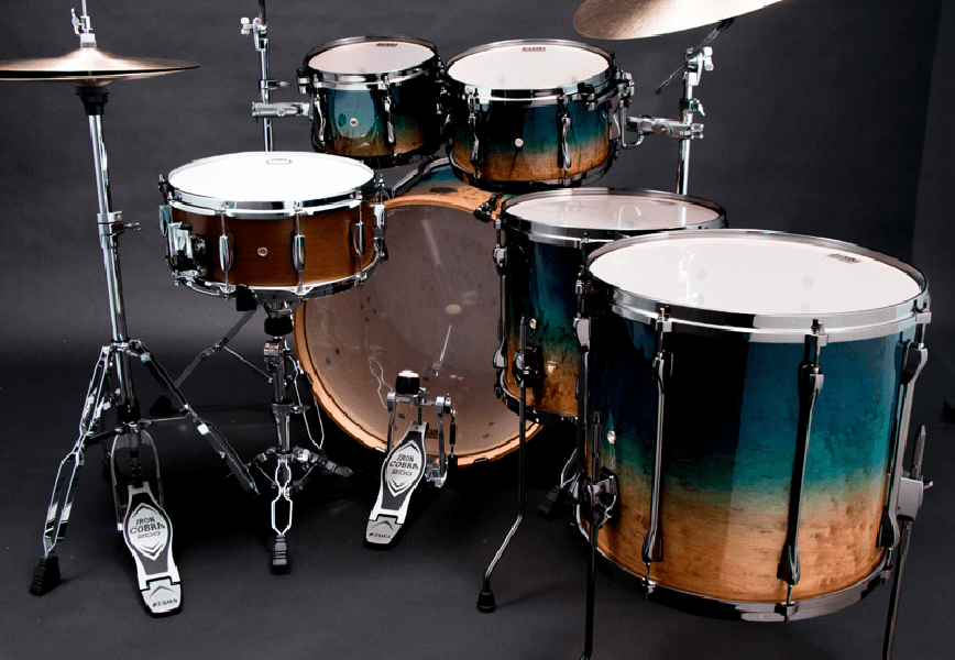 Tama Superstar Hyper-drive Limited Edition Ml52hlzbsg-fof - 5 FÛts - Figured Ocean Fade - Standaard drumstel - Variation 3