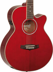 Elektro-akoestische gitaar Tanglewood TSF CE R Evolution IV - Red