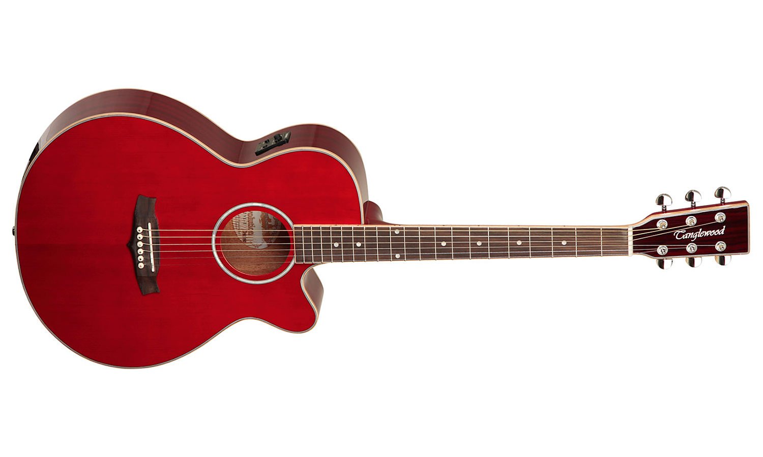 Tanglewood Tsf Ce R Evolution Iv Super Folk Cw Cedre Acajou Rw - Red - Elektro-akoestische gitaar - Variation 1