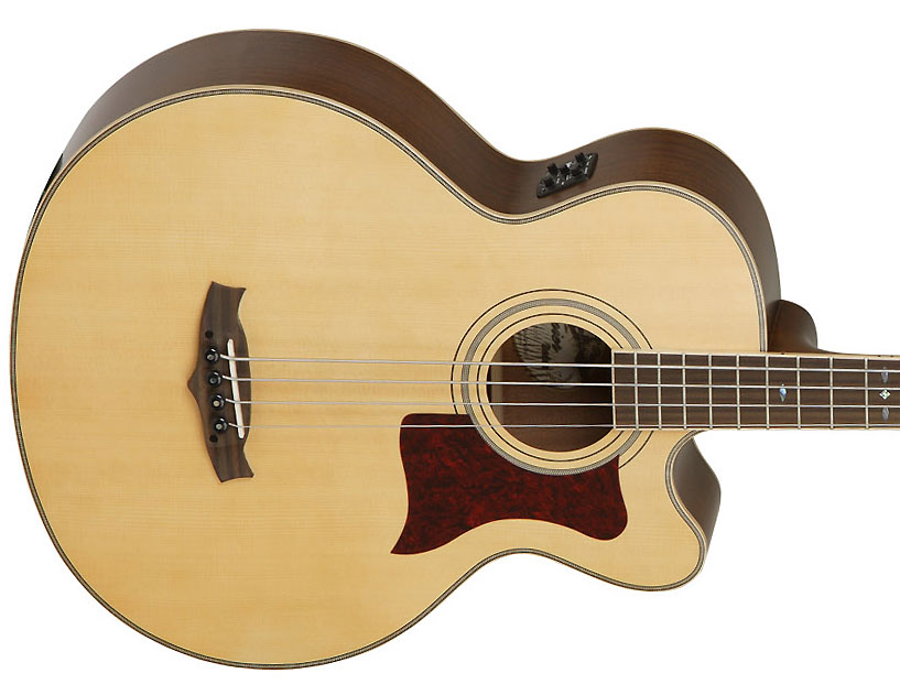 Tanglewood Tw155a Bass Premier Super Jumbo Cw - Natural Satin - Akoestische bas - Variation 2
