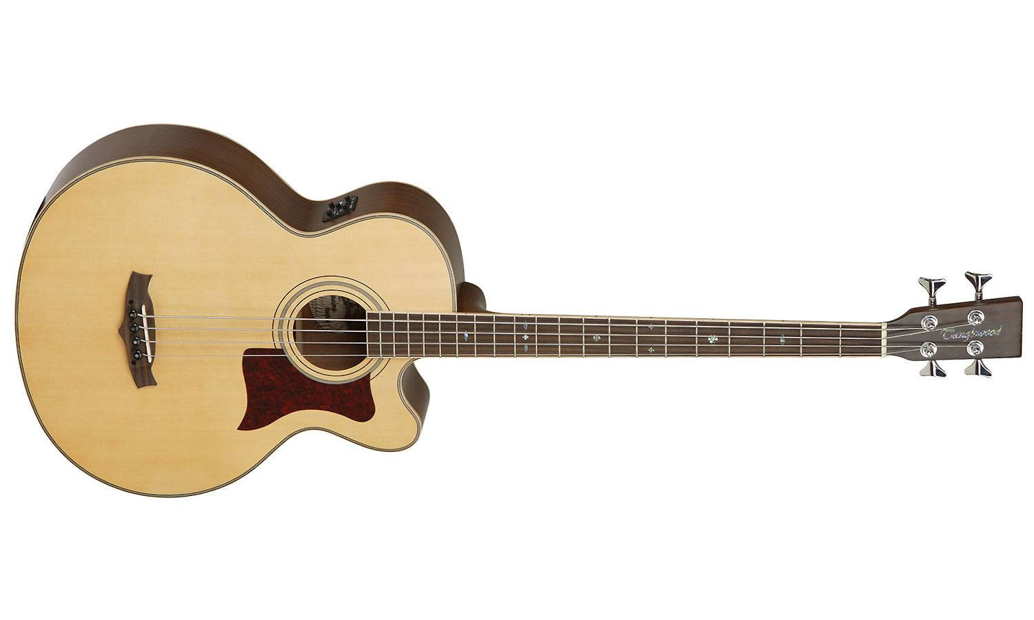 Tanglewood Tw155a Bass Premier Super Jumbo Cw - Natural Satin - Akoestische bas - Variation 1