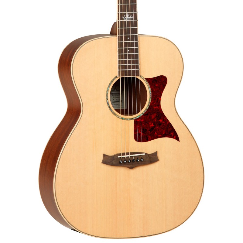 Tanglewood Tw170 Ss Premier Om Epicea Acajou - Natural Satin - Westerngitaar & electro - Variation 2