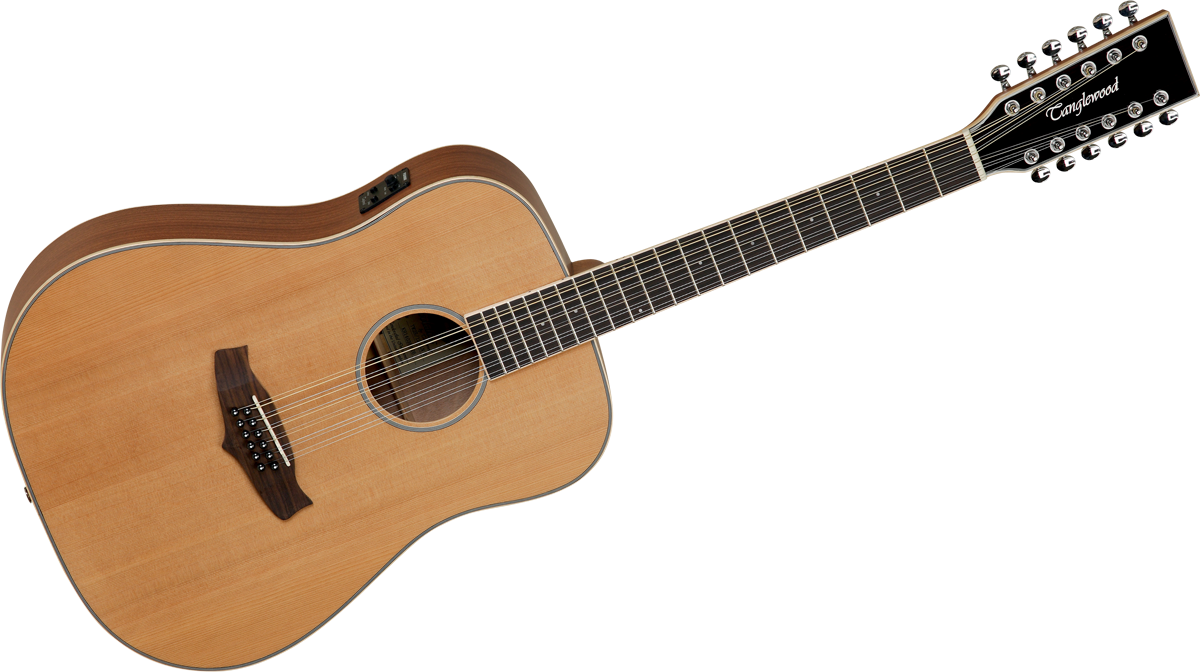 Tanglewood Tw28/12 Cln E Evolution V Dreadnought 12c Cedre Acajou - Naturel Satin - Westerngitaar & electro - Variation 3