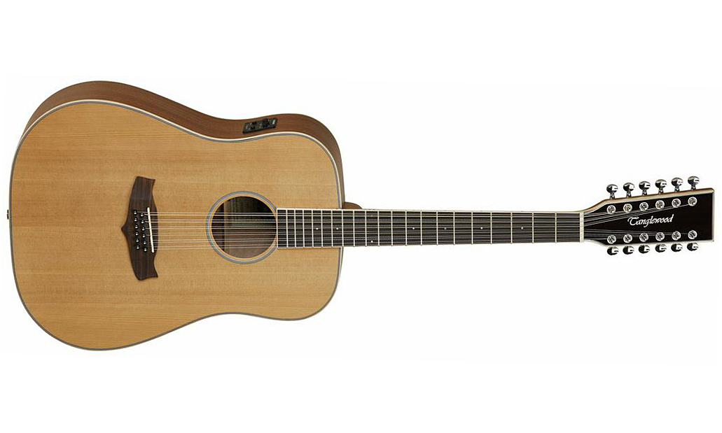 Tanglewood Tw28/12 Cln E Evolution V Dreadnought 12c Cedre Acajou - Naturel Satin - Westerngitaar & electro - Variation 1