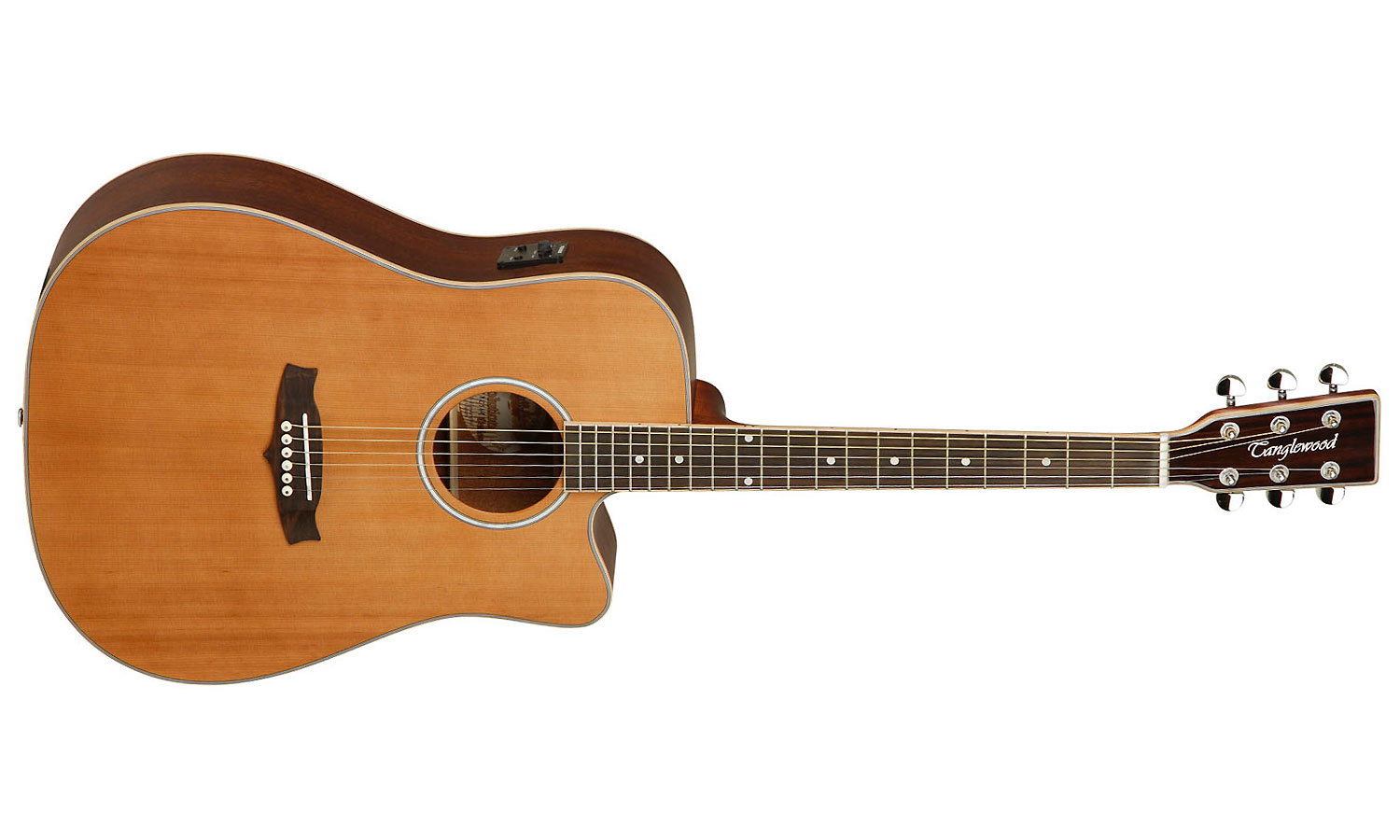 Tanglewood Tw28 Csn Ce Evolution V Dreadnought Cw Cedre Acajou - Natural Satin - Elektro-akoestische gitaar - Variation 1